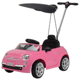 Fiat 500 3 in 1 Push Car Ride on Pink 3622H - Colorland Toys